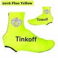 2016 Saxo Bank Tinkoff Cycling Shoe Covers yellow (2)
